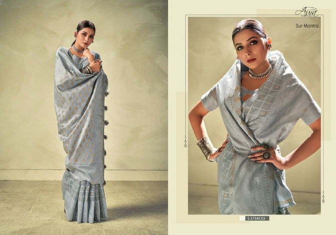 Aura Sur Mantra Designer Cotton Sarees Catalog